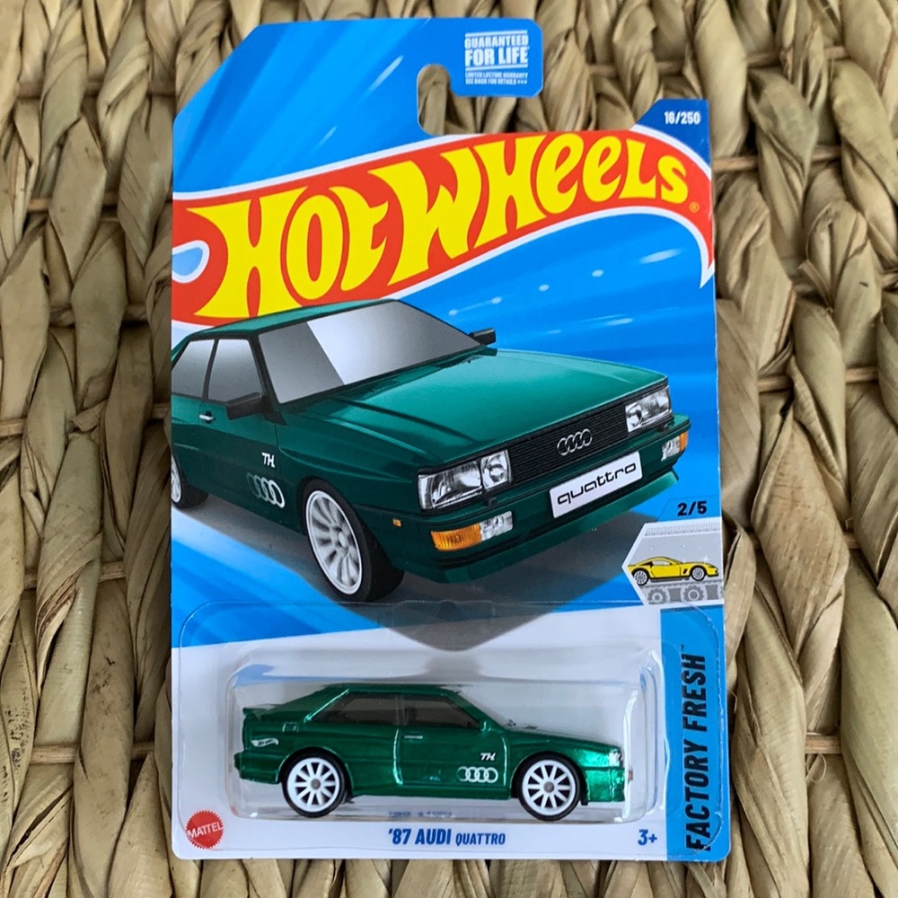 2025 Hot Wheels Mainline A Case '87 Audi Quattro Super Treasure Hunt Hotwheels